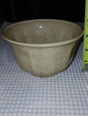 Speckled Cream Ceramic Planter Pot Bowl